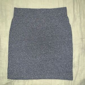 H&M gray pencil skirt